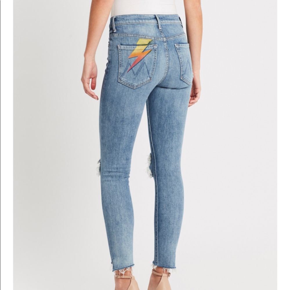 MOTHER DENIM THE STUNNER ANKLE STEP FRAY JEAN